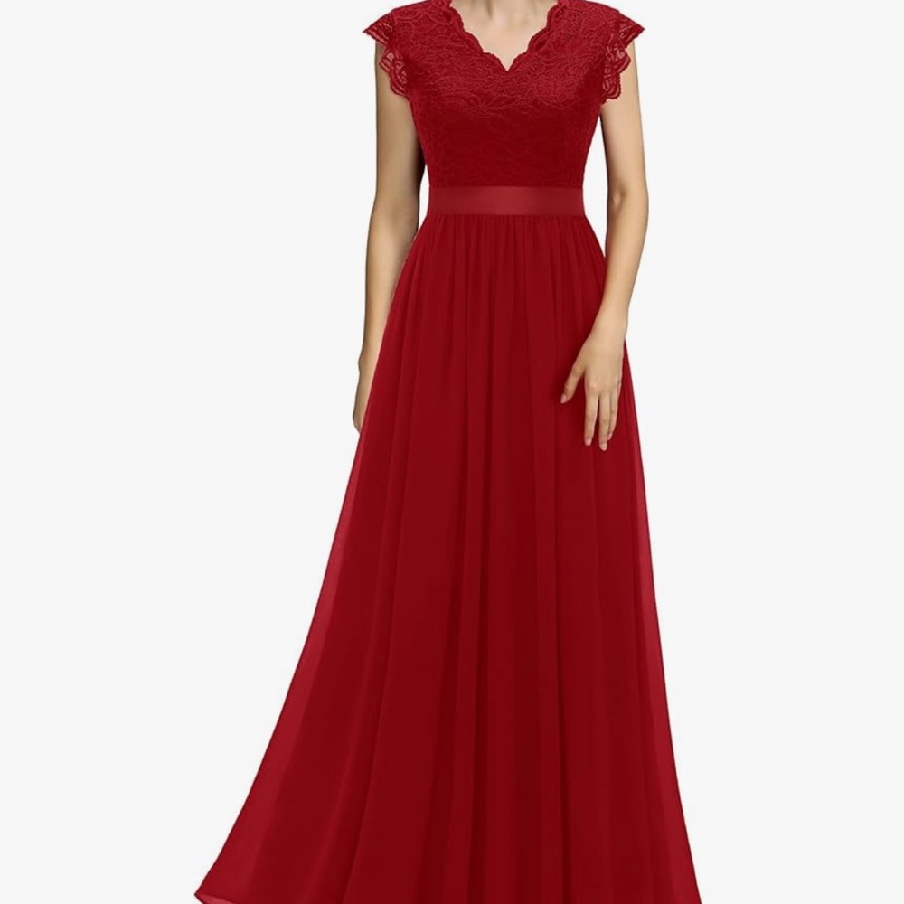 Red Evening Gown DressyStar | M